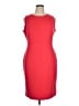Calvin Klein Solid Red Cocktail Dress Size 16 - photo 1