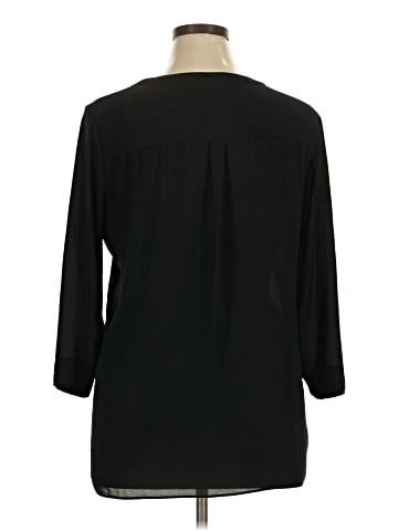 a.n.a. A New Approach 3/4 Sleeve Blouse (view 2)