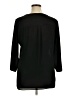 a.n.a. A New Approach 100% Polyester Black 3/4 Sleeve Blouse Size XL - photo 2