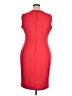 Calvin Klein Solid Red Cocktail Dress Size 16 - photo 2