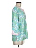 Caribbean Joe Green 3/4 Sleeve Blouse Size M - photo 4