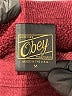Obey Burgundy Pullover Sweater Size M - photo 7