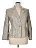 Tahari by ASL 100% Linen Metallic Silver Blazer Size 14 - photo 1