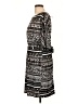 Robert Louis Print Black Casual Dress Size L - photo 5