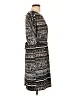 Robert Louis Print Black Casual Dress Size L - photo 4