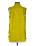 CAbi 100% Polyester Green Sleeveless Blouse Size S - photo 2