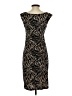 DressBarn Animal Print Black Cocktail Dress Size 4 - photo 2