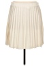 H&M 100% Polyester Solid Ivory Formal Skirt Size L - photo 2