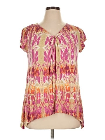 Liz Claiborne Short Sleeve Blouse (view 1)