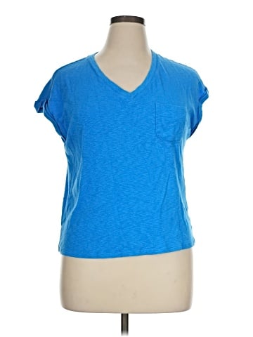 Marled Essentials Short Sleeve Top (view 1)
