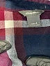 Eddie Bauer Plaid Burgundy 3/4 Sleeve Button-Down Shirt Size L - photo 7