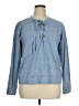 MICHAEL Michael Kors Blue Sweatshirt Size XL - photo 1