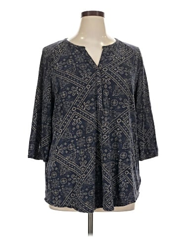 Lucky Brand 3/4 Sleeve Blouse (view 1)