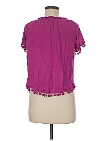 INC International Concepts Short Sleeve Blouse (view 2)