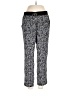 New Directions 100% Polyester Animal Print Black Casual Pants Size L (petite) - photo 1