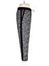 New Directions 100% Polyester Animal Print Black Casual Pants Size L (petite) - photo 4