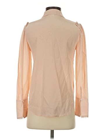 Club Monaco Long Sleeve Silk Top (view 2)
