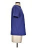 Marc by Marc Jacobs 100% Silk Blue Short Sleeve Top Size 0 - photo 4