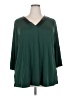 Alfani Green 3/4 Sleeve Blouse Size 3X - photo 1