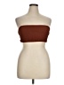 Shein 100% Polyester Brown Sleeveless Top Size XL - photo 1