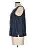 Due Per Due Blue Sleeveless Blouse Size 12 - photo 5