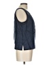 Due Per Due Blue Sleeveless Blouse Size 12 - photo 4