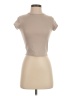 Bershka Tan Short Sleeve Turtleneck Size S - photo 1