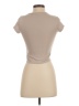 Bershka Tan Short Sleeve Turtleneck Size S - photo 2