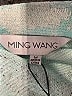 MING WANG Houndstooth Teal Blazer Size M - photo 6