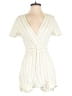Banana Republic Stripes Ivory Romper Size 4 (estimated, petite) - photo 1