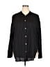 Vince. 100% Rayon Stripes Black Long Sleeve Blouse Size XXL - photo 1