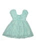 Peek... 100% Polyester Teal Dress Size 6 - 7 - photo 2