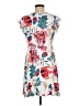 Unbranded Floral Ivory Casual Dress Size M - photo 2