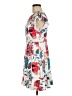 Unbranded Floral Ivory Casual Dress Size M - photo 5