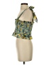 LoveShackFancy 100% Cotton Green Sleeveless Blouse Size S - photo 5
