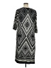 Catherines Chevron-herringbone Gray Casual Dress Size 0X - photo 2