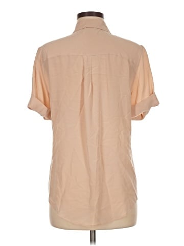 Equipment Short Sleeve Silk Top (view 2)