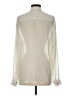 Patterson J. Kincaid 100% Polyester Ivory Long Sleeve Blouse Size S - photo 2