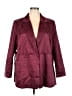 ELOQUII 100% Polyester Burgundy Blazer Size 20 Plus - photo 1