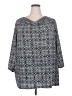 Croft & Barrow Gray 3/4 Sleeve Blouse Size 3X - photo 1