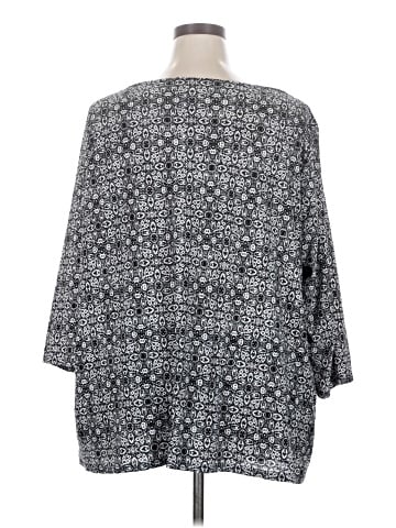 Croft & Barrow 3/4 Sleeve Blouse (view 2)