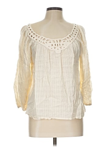 Max Studio 3/4 Sleeve Blouse (view 1)