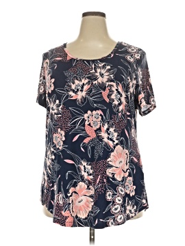 Jm Collection Short Sleeve Blouse