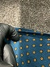 West Kei 100% Polyester Polka Dots Blue Long Sleeve Blouse Size M - photo 7