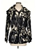 Lafayette 148 New York Tie-dye Black Coat Size 4 - photo 1