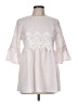 Vanilla Bay 100% Polyester Pink 3/4 Sleeve Blouse Size M - photo 1