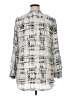 Apt. 9 100% Polyester Silver Long Sleeve Blouse Size XL - photo 2