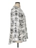 Apt. 9 100% Polyester Silver Long Sleeve Blouse Size XL - photo 4