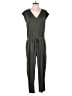Lou & Grey Solid Gray Jumpsuit Size M - photo 1