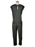 Lou & Grey Solid Gray Jumpsuit Size M - photo 2